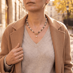 Labradorite Pearl Necklace