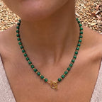 Malachite Bead Necklace