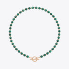 Malachite Bead Necklace