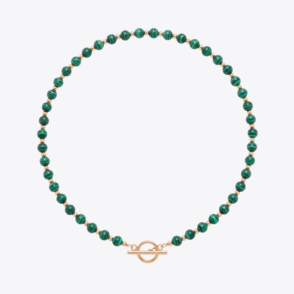 Malachite Bead Necklace