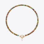 Mosaic Pearl Necklace