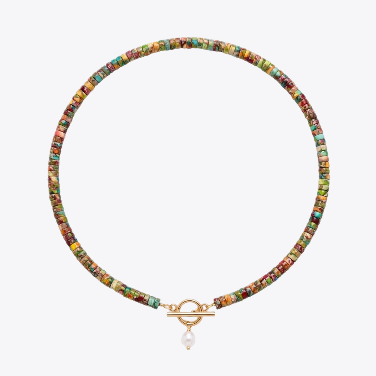 Mosaic Pearl Necklace
