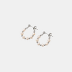 Classic Pearl Hoops