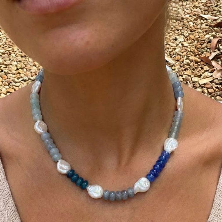 Stone Beaded Necklace