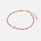 Peridot Pearl Bracelet