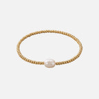 Gold Pearl Bracelet