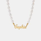 Name Pearl Bead Necklace