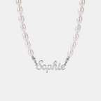 Name Pearl Bead Necklace
