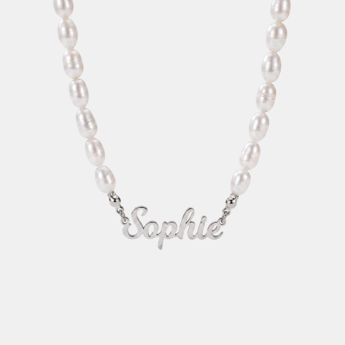 Name Pearl Bead Necklace