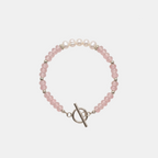 Pink Bead Toggle Bracelet