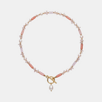 Pink Sorbet Bead Pearl Necklace