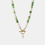 Sage Jade Pearl Necklace