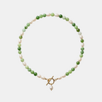 Sage Jade Pearl Necklace