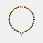 Woodland Bead Pearl Necklace