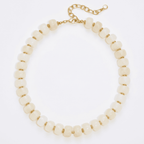 Natural bead necklace