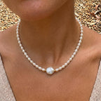 Baroque Centre Pearl Necklace
