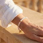 Pink Bead Toggle Bracelet