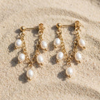 Waterfall Pearl Earring
