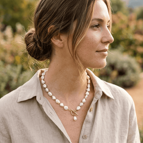 Organic Pearl Necklace
