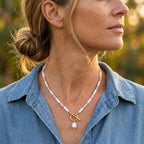 Pink Seaside Pearl Necklace