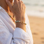 Turquoise Bead Pearl Set
