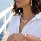 Pink Mix Bead Pearl Set